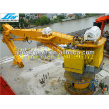 100T knuckle Boom pedestal offshore Crane with ABS certificate